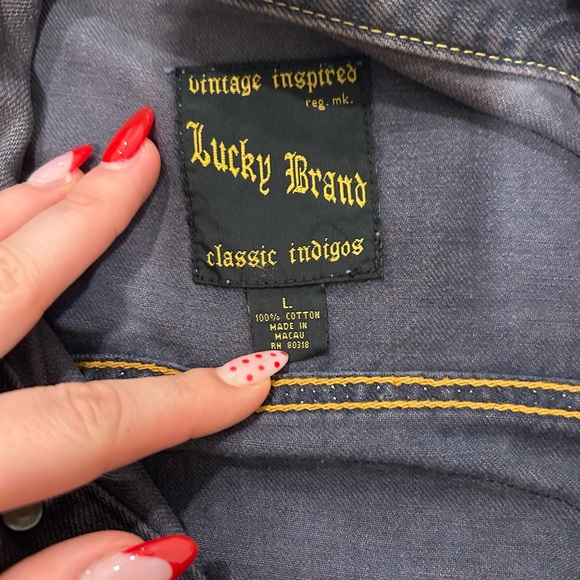 Studded Black Denim Jacket - Picture 6 of 6